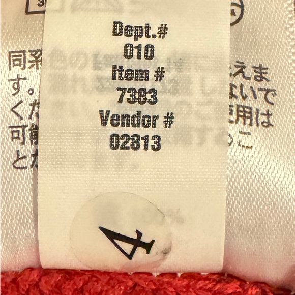 XS Eddie Bauer Red w/ Design Full Double Zipper Mock Neck Sweater w/ Pockets - Picture 12 of 14